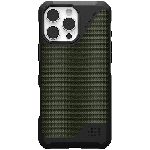 Чехол UAG для iPhone 16 Pro Max, Metropolis LT Magsafe, Kevlar Olive