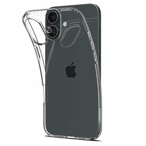 Чехол Spigen для iPhone 16, Liquid Crystal, Crystal Clear