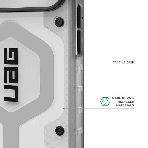 Чехол UAG для iPhone 17 Pro Max, Pathfinder Clear MagSafe, Ice/Silver