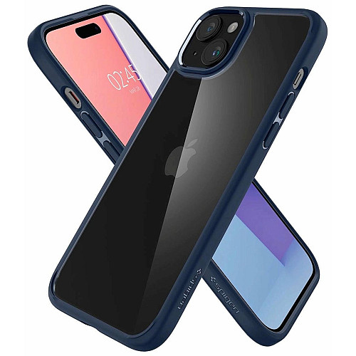 Чохол Spigen для iPhone 15, Ultra Hybrid, Navy Blue