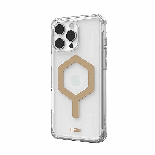 Чохол UAG для iPhone 16 Pro Max, Plyo Magsafe, Ice/Gold