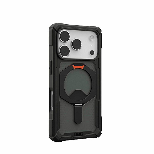 Чохол UAG для iPhone 17 Pro, Plasma XTE MagSafe, Black/Pop Orange