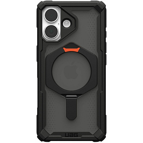 Чехол UAG для iPhone 17, Plasma XTE MagSafe, Black/Pop Orange