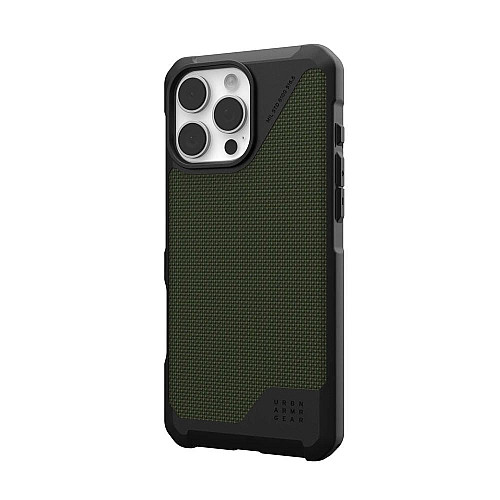 Чехол UAG для iPhone 16 Pro Max, Metropolis LT Magsafe, Kevlar Olive