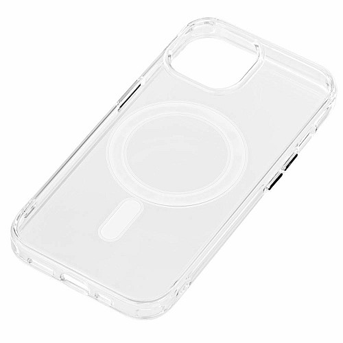 Чехол 2Е Basic для iPhone 15 Plus, Transparent MagSafe Cover, прозрачный