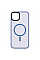 Чохол 2Е Basic для iPhone 15 Plus, Soft Touch MagSafe Cover, синій світлий