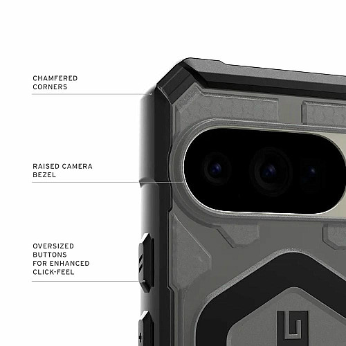 Чохол UAG для Google Pixel 10 Pro, Pathfinder Clear MagSafe, Ash