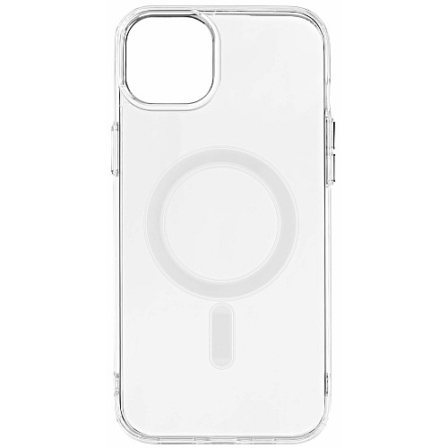 Чехол 2Е Basic для iPhone 15 Plus, Transparent MagSafe Cover, прозрачный