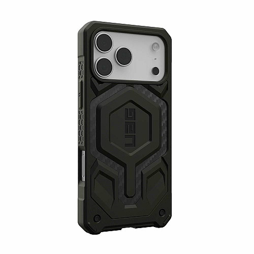 Чехол UAG для iPhone 17 Pro Max, Monarch Pro MagSafe, Carbon Fiber