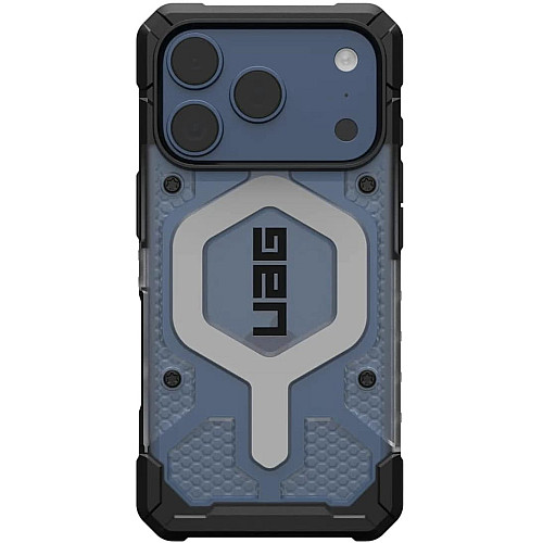 Чехол UAG для iPhone 17 Pro, Pathfinder Clear MagSafe, Ice/Silver
