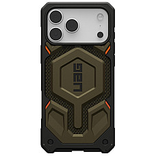 Чохол UAG для iPhone 17 Pro Max, Monarch Pro MagSafe, Kevlar Element Green