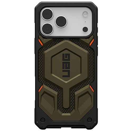 Чохол UAG для iPhone 17 Pro Max, Monarch Pro MagSafe, Kevlar Element Green