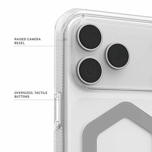Чехол UAG для iPhone 17 Pro Max, Plyo MagSafe, Ice/Silver
