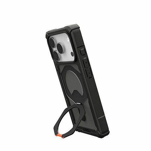 Чохол UAG для iPhone 17 Pro, Plasma XTE MagSafe, Black/Pop Orange