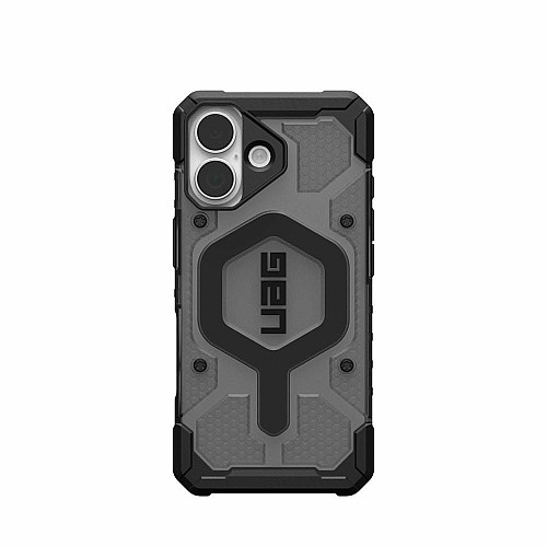 Чехол UAG для iPhone 17, Pathfinder Clear MagSafe, Ash/Black