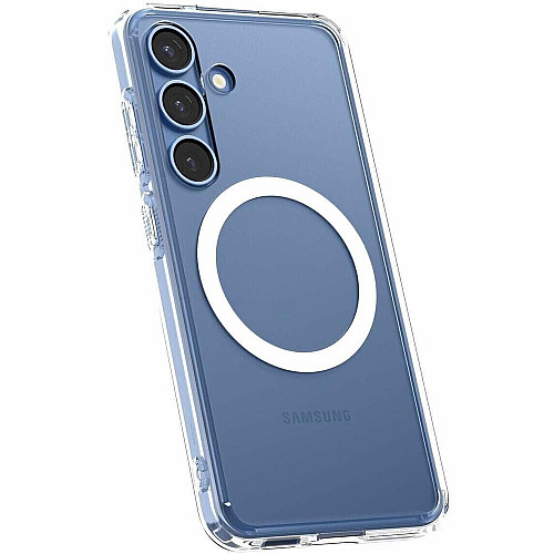 Чохол Spigen для Samsung Galaxy S25+, Ultra Hybrid MagFit, Clear White