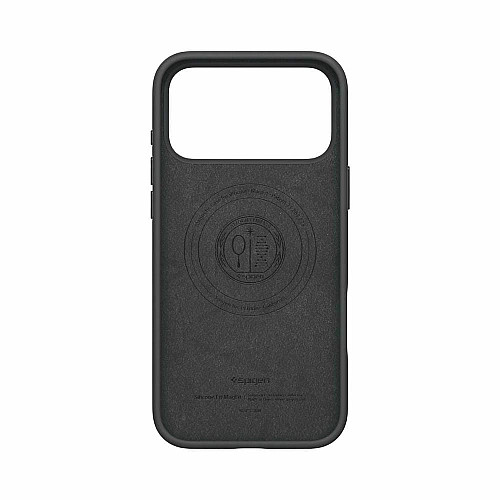 Чохол Spigen для iPhone 17 Pro, Silicone Fit MagFit, Black
