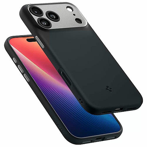 Чехол Spigen для iPhone 17 Pro Max, Nano Pop MagFit, Black Sesame