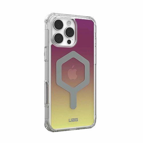 Чохол UAG для iPhone 16 Pro Max, Plyo Magsafe LE, Maroon/Yellow Ombre