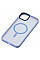 Чохол 2Е Basic для iPhone 15 Plus, Soft Touch MagSafe Cover, синій світлий
