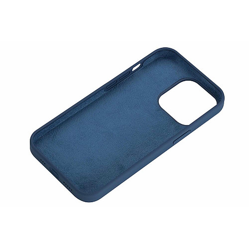 Чехол 2Е Basic для iPhone 13 Pro, Liquid Silicone, синий светлый