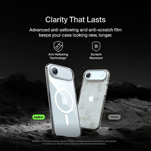 Чехол Belkin для iPhone Air, Magnetic Protective Clear