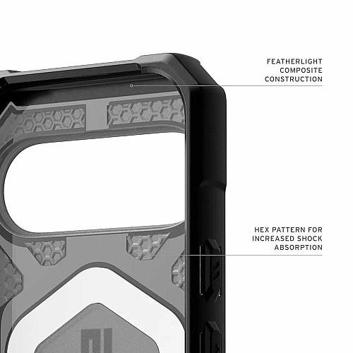 Чохол UAG для Google Pixel 10 Pro, Pathfinder Clear MagSafe, Ash