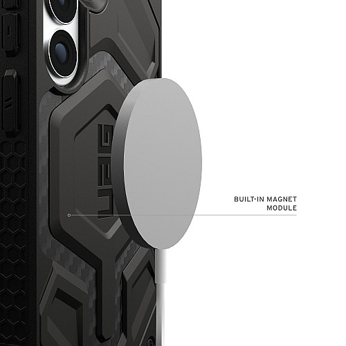 Чохол UAG для Samsung Galaxy S26+, Monarch Pro with Magnet, Carbon Fiber