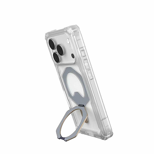 Чехол UAG для iPhone 17 Pro, Plasma XTE MagSafe, Clear/Titanium