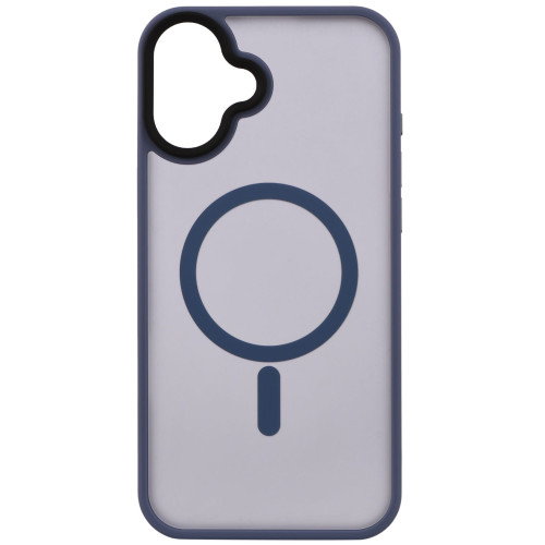 Чохол 2Е Basic для  iPhone 16 Plus, Soft Touch MagSafe Cover, синій світлий