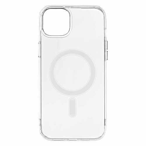 Чехол 2Е Basic для iPhone 15 Plus, Transparent MagSafe Cover, прозрачный
