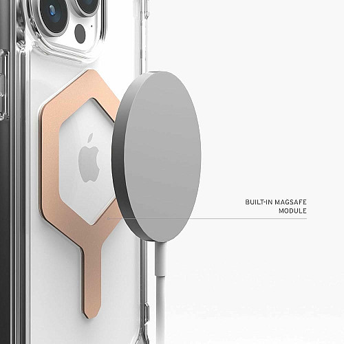 Чохол UAG для iPhone 15 Pro Max, Plyo Magsafe, Ice/Rose Gold