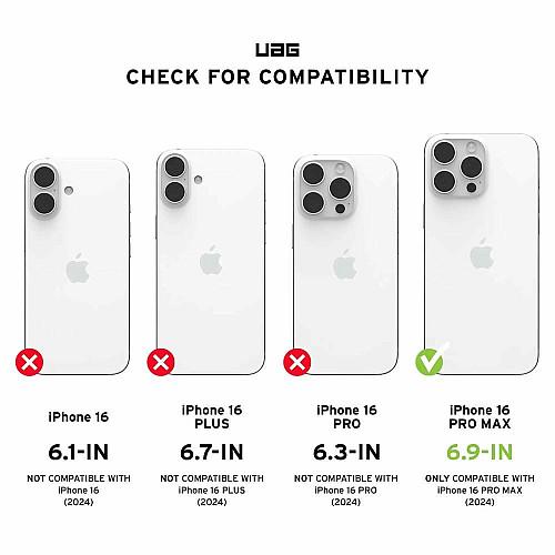 Чохол UAG для iPhone 16 Pro Max, Plyo Magsafe LE, Maroon/Yellow Ombre