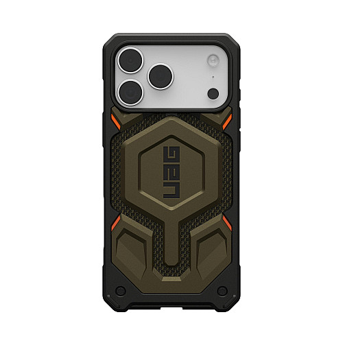 Чохол UAG для iPhone 17 Pro Max, Monarch Pro MagSafe, Kevlar Element Green