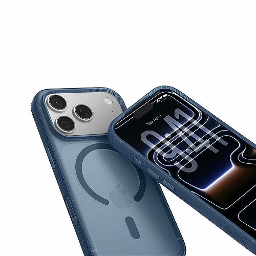Чехол Belkin для iPhone 17 Pro, Magnetic Protective Grip, Navy