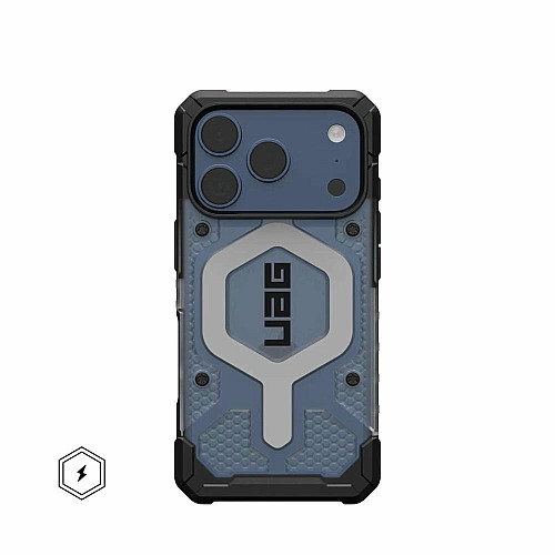 Чехол UAG для iPhone 17 Pro, Pathfinder Clear MagSafe, Ice/Silver