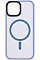 Чехол 2Е Basic для iPhone 15, Soft Touch MagSafe Cover, синий светлый