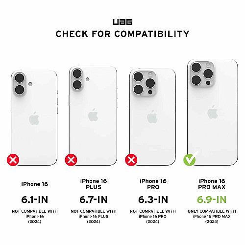 Чехол UAG для iPhone 16 Pro Max, Metropolis LT Magsafe, Kevlar Olive