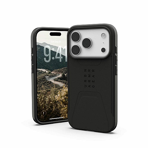 Чохол UAG для iPhone 17 Pro, Civilian MagSafe, Black