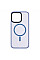 Чехол 2Е Basic для iPhone 15 Ultra, Soft Touch MagSafe Cover, синий светлый