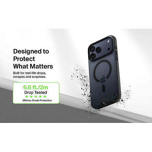 Чехол Belkin для iPhone 17 Pro Max, Magnetic Protective Grip, Black