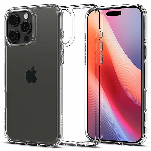 Чохол Spigen для iPhone 16 Pro, Ultra Hybrid, Crystal Clear