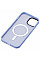 Чехол 2Е Basic для iPhone 15, Soft Touch MagSafe Cover, синий светлый