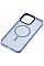 Чехол 2Е Basic для iPhone 15 Pro, Soft Touch MagSafe Cover, синий светлый