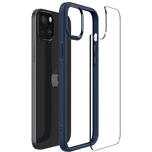 Чохол Spigen для iPhone 15, Ultra Hybrid, Navy Blue