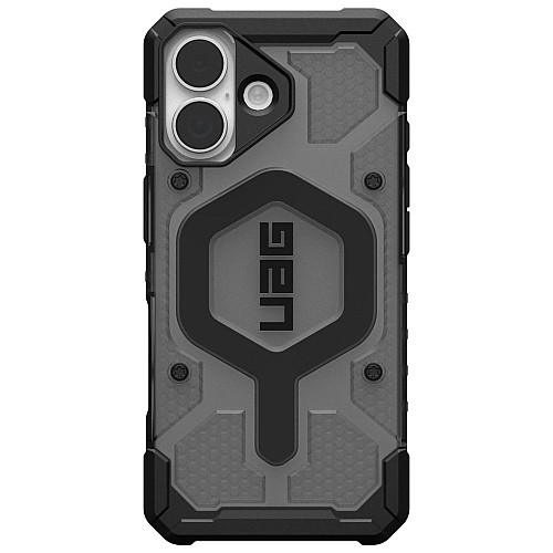 Чехол UAG для iPhone 17, Pathfinder Clear MagSafe, Ash/Black