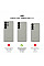 Чехол UAG для Samsung Galaxy S25+, Plasma XTE with Magnet, Ash/Titanium