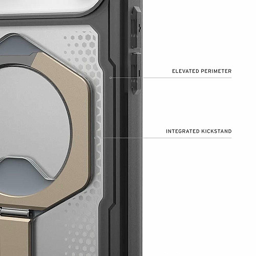 Чохол UAG для iPhone 17 Pro Max, Plasma XTE MagSafe, Ash/Titanium