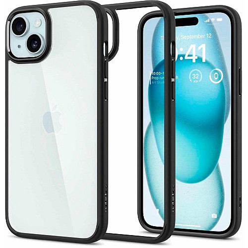 Чохол Spigen для iPhone 15, Ultra Hybrid, Matte Black