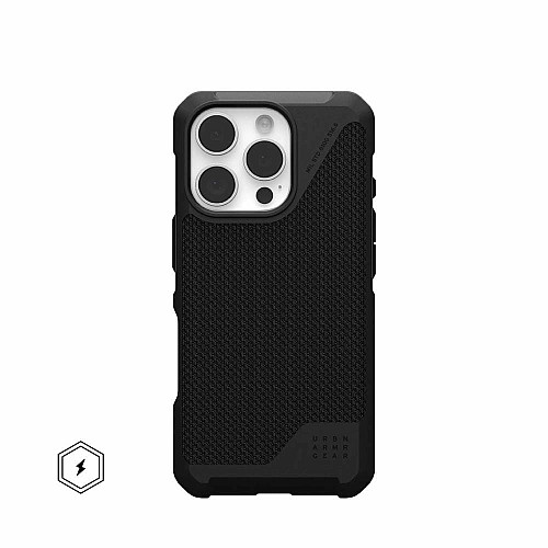 Чохол UAG для iPhone 16 Pro, Metropolis LT Magsafe, Kevlar Black